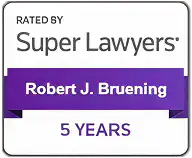 Super Lawyers, Robert J. Bruening, 5 years